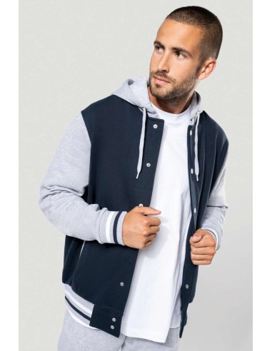 K-KA4003-UNISEX TEDDY JACKET WITH HOOD